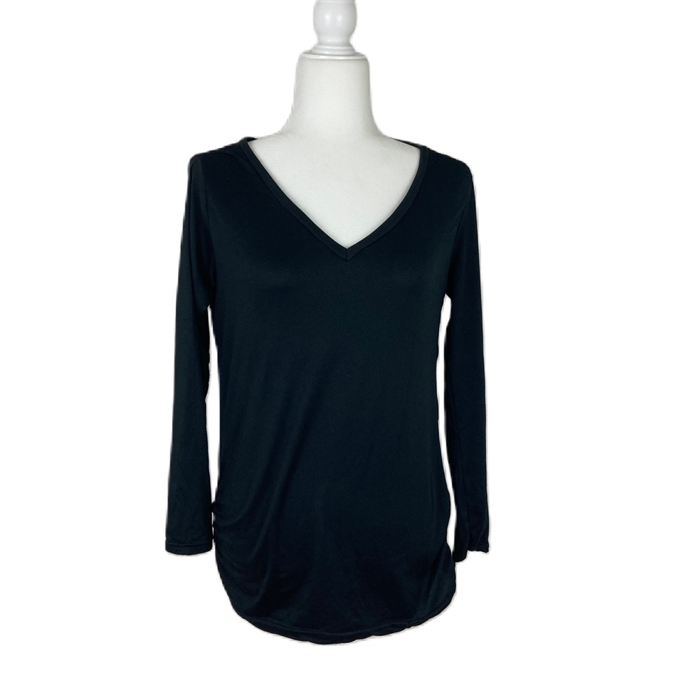 Maternity Long Sleeve Shirt Black Extra Large
